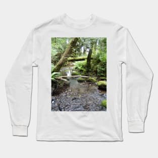 Fox Creek, Rainier, Oregon Long Sleeve T-Shirt